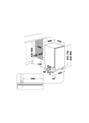 Whirlpool Dishwasher | WH6IC11BS7LA0 | Built-in | Width 45.0 cm | Number of place settings 9 | Number of programs N/A | Energy efficiency class C | Display | Black
