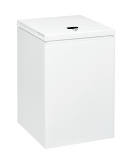  Whirlpool Freezer | WH1410 E2 2 | Energy efficiency class E | Upright | Free standing | Height 86.5 cm | Total net capacity 132 L | White  Hover