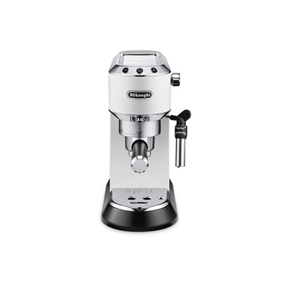  Delonghi | Dedica Pump Espresso | EC685W | Pump pressure 15 bar | Built-in milk frother | Semi-automatic | 1300 W | White