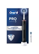 Birste Oral-B | Electric Toothbrush | Pro 3 Sensitive Clean & Care | Rechargeable | For adults | Number of brush heads included 2 | Number of teeth brushing modes 3 | Black