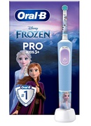 Birste Oral-B | Electric Toothbrush | Vitality PRO Kids Frozen | Rechargeable | For children | Number of brush heads included 1 | Number of teeth brushing modes 2 | Blue Hover