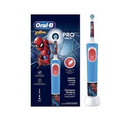 Birste Oral-B | Electric Toothbrush | Vitality PRO Kids Spiderman | Rechargeable | For kids | Number of brush heads included 1 | Number of teeth brushing modes 2