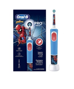 Birste Oral-B | Electric Toothbrush | Vitality PRO Kids Spiderman | Rechargeable | For kids | Number of brush heads included 1 | Number of teeth brushing modes 2  Hover
