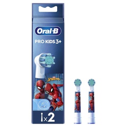 Birste Oral-B Electric Toothbrush Heads | EB10-2 Kids Spiderman | Heads | For kids | Number of brush heads included 2