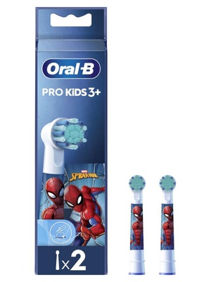 Birste Oral-B Electric Toothbrush Heads | EB10-2 Kids Spiderman | Heads | For kids | Number of brush heads included 2  Hover
