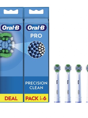 Birste Oral-B | Precision Clean Brush Set | EB20RX-6 | Heads | For adults | Number of brush heads included 6 | White  Hover