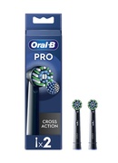 Birste Oral-B | Replaceable toothbrush heads | EB50BRX-2 Cross Action Pro | Heads | For adults | Number of brush heads included 2 | Black