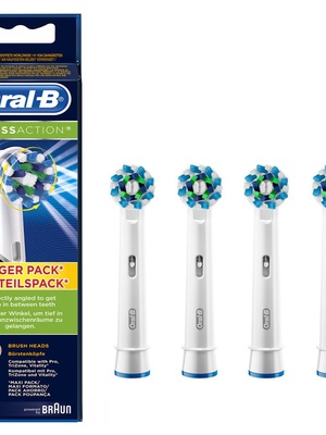 Birste Oral-B | Toothbrush replacement | EB50-4 | Heads | For adults | Number of brush heads included 4 | Number of teeth brushing modes Does not apply  Hover