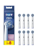 Oral-B | Replaceable toothbrush heads | EB60X-8 Sensitive Clean Pro | Heads | For adults | Number of brush heads included 8 | White