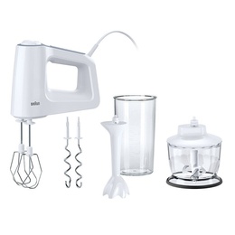 Mikseris Braun | MultiMix 3 Hand Mixer | HM 3135 WH | Hand Mixer | 500 W | Number of speeds 5 | Turbo mode | White