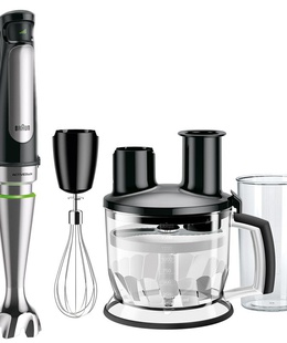 Mikseris Braun | Hand Blender | MQ7075 | Hand Blender | 1000 W | Number of speeds 1 | Turbo mode | Chopper | Black  Hover