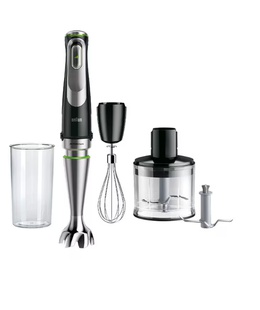 Mikseris Braun | Hand Blender | MQ9135XI MultiQuick 9 | Hand Blender | 1200 W | Number of speeds 3 | Black/Stainless Steel  Hover