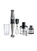 Mikseris Braun | Hand Blender | MQ9138XI MultiQuick 9 | Hand Blender | 1200 W | Number of speeds 3 | Chopper | Ice crushing | Black/Stainless Steel