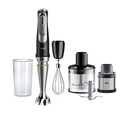 Mikseris Braun | Hand Blender | MQ9138XI MultiQuick 9 | Hand Blender | 1200 W | Number of speeds 3 | Chopper | Ice crushing | Black/Stainless Steel