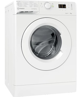 Veļas mazgājamā  mašīna INDESIT | Washing machine | MTWA 71252 W EE | Energy efficiency class E | Front loading | Washing capacity 7 kg | 1200 RPM | Depth 54 cm | Width 59.5 cm | Display | LED | White  Hover