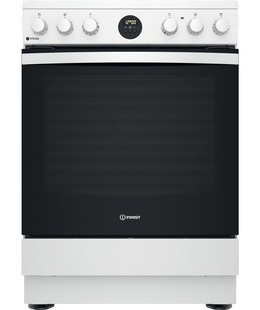 Virtuves plīts INDESIT | Cooker | IS67V8CHW/E | Hob type Vitroceramic | Oven type Electric | White | Width 60 cm | Grilling | Depth 60 cm | 69 L  Hover