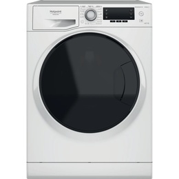 Veļas mazgājamā  mašīna Hotpoint | Washing Machine With Dryer | NDD 11725 DA EE | Energy efficiency class E | Front loading | Washing capacity 11 kg | 1551 RPM | Depth 61 cm | Width 60 cm | Display | LCD | Drying system | Drying capacity 7 kg | Steam function | White