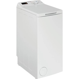 Veļas mazgājamā  mašīna INDESIT | Washing machine | BTW S60400 EU/N | Energy efficiency class C | Top loading | Washing capacity 6 kg | 951 RPM | Depth 60 cm | Width 40 cm | White