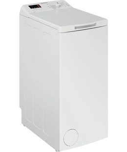 Veļas mazgājamā  mašīna INDESIT | Washing machine | BTW S60400 EU/N | Energy efficiency class C | Top loading | Washing capacity 6 kg | 951 RPM | Depth 60 cm | Width 40 cm | White  Hover