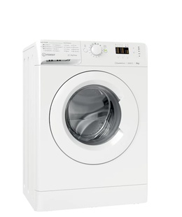 Veļas mazgājamā  mašīna INDESIT | Washing Machine | MTWSA 61294 W EE | Energy efficiency class C | Front loading | Washing capacity 6 kg | 1200 RPM | Depth 42.5 cm | Width 59.5 cm | Display | LED | White  Hover