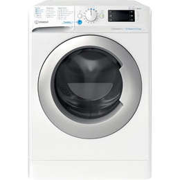 Veļas mazgājamā  mašīna INDESIT | Washing Machine with Dryer | BDE 86436 WSV EE | Energy efficiency class A/D | Front loading | Washing capacity 8 kg | 1400 RPM | Depth 54 cm | Width 59.5 cm | LCD | Drying system | Drying capacity 6 kg | White