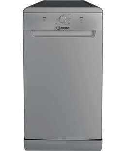 Trauku mazgājamā mašīna Dishwasher | DF9E 1B10 S | Free standing | Width 45 cm | Number of place settings 9 | Number of programs 6 | Energy efficiency class F | Silver  Hover