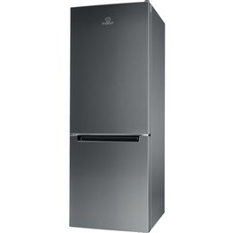  INDESIT | Refrigerator | LI6 S2E X | Energy efficiency class E | Free standing | Combi | Height 158.8 cm | Fridge net capacity 197 L | Freezer net capacity 75 L | 39 dB | Inox