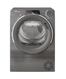 Veļas mazgājamā  mašīna Candy | Dryer Machine | RO4 H7A2TCERX-S | Energy efficiency class E | Front loading | 7 kg | TFT | Depth 46.5 cm | Wi-Fi | Grey  Hover