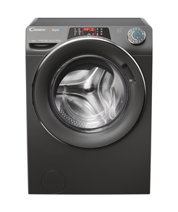 Veļas mazgājamā  mašīna Candy | Washing Machine | RO41276DWMCRT-S | Energy efficiency class A | Front loading | Washing capacity 7 kg | 1200 RPM | Depth 45 cm | Width 60 cm | Display | TFT | Steam function | Wi-Fi | Anthracite  Hover