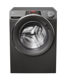 Veļas mazgājamā  mašīna Candy Washing Machine | RO1484DWMCRT/1-S | Energy efficiency class A | Front loading | Washing capacity 8 kg | 1400 RPM | Depth 53 cm | Width 60 cm | Display | TFT | Steam function | Wi-Fi | Anthracite  Hover