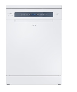 Trauku mazgājamā mašīna Candy Dishwasher | CF 5C4F0PW | Free standing | Width 59.7 cm | Number of place settings 15 | Number of programs 8 | Energy efficiency class C | Display | AquaStop function | White  Hover