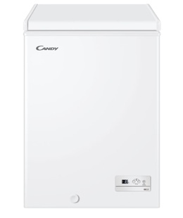  Candy | Freezer | CHAE 1002E | Energy efficiency class E | Chest | Free standing | Height 84.5 cm | Total net capacity 97 L | White  Hover