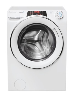 Veļas mazgājamā  mašīna Candy | Washing Machine | RO 486DWMC7/1-S | Energy efficiency class A | Front loading | Washing capacity 8 kg | 1400 RPM | Depth 53 cm | Width 60 cm | Display | TFT | Steam function | Wi-Fi  Hover