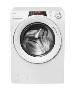Veļas mazgājamā  mašīna Candy Washing Machine with Dryer | ROW 4856DWMS7-S | Energy efficiency class A/D | Front loading | Washing capacity 8 kg | 1400 RPM | Depth 53 cm | Width 60 cm | Display | Digit | Drying system | Drying capacity 5 kg | Steam function | White  Hover