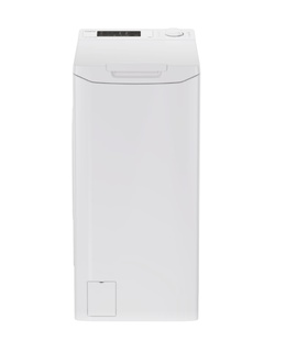 Veļas mazgājamā  mašīna Candy Washing Machine | TCA063D3-S | Energy efficiency class C | Top loading | Washing capacity 6 kg | 1000 RPM | Depth 60 cm | Width 41 cm | Display | Digit | White  Hover