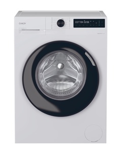 Candy Washing Machine | BR 48B6-S | Energy efficiency class A | Front loading | Washing capacity 8 kg | 1400 RPM | Depth 53 cm | Width 60 cm | Display | LCD | Steam function | Wi-Fi | White  Hover