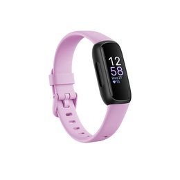 Viedpulksteni Fitbit | Fitness Tracker | Inspire 3 | Fitness tracker | Touchscreen | Heart rate monitor | Activity monitoring 24/7 | Waterproof | Bluetooth | Black/Lilac Bliss
