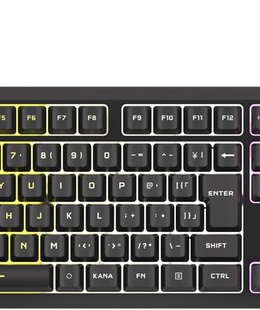 Corsair K55 CORE RGB | Gaming keyboard | Wired | NA | Black | USB 2.0 Type-A  Hover
