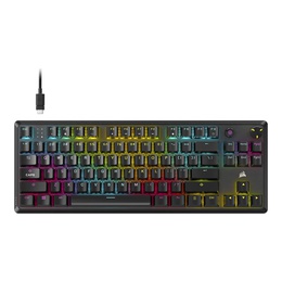 Tastatūra Corsair K70 CORE TKL | Tenkeyless Mechanical Gaming Keyboard | Wired | NA | Black | 0.973 g | MLX RED