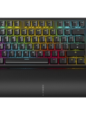 Tastatūra Corsair | Tenkeyless Mechanical Gaming Keyboard | K70 CORE TKL | Gaming Keyboard | Wireless | NA | Black | MLX RED Switch | Wireless connection  Hover