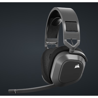 Austiņas Corsair | Gaming Headset | HS80 Max | Bluetooth | Built-in microphone | Wireless | Steel Gray | Bluetooth | Over-Ear | Wireless