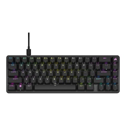 Tastatūra Corsair | K65 PRO MINI RGB | Black | Mechanical Gaming Keyboard | Wired | NA | USB Type-A | 600 g | OPX