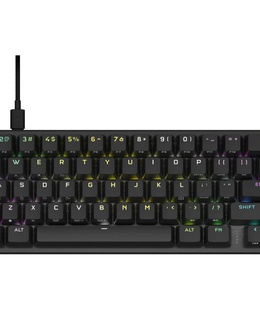 Tastatūra Corsair | K65 PRO MINI RGB | Black | Mechanical Gaming Keyboard | Wired | NA | USB Type-A | 600 g | OPX  Hover