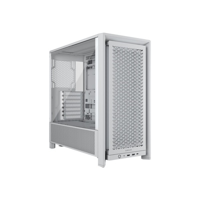  Corsair PC Case | Frame 4000D Modular | White | Mid-Tower | Power supply included No