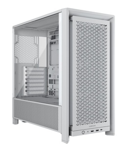  Corsair PC Case | Frame 4000D RS Modular | White | Mid-Tower | Power supply included No  Hover