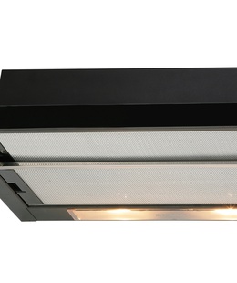  CATA | Hood | TF 2003 600 GBK | Telescopic | Energy efficiency class C | Width 60 cm | 390 m³/h | Mechanical control | LED | Black Glass  Hover