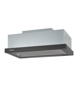  CATA | Hood | TFH 6630 BK /A | Telescopic | Energy efficiency class A+ | Width 60 cm | 605 m³/h | Touch Control | LED | Black  Hover