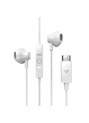 Austiņas Energy Sistem Wired Earphones | EasyPods Type C | Built-in microphone | USB-C | Snow Hover