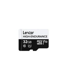  Lexar | Flash Memory Card | High-Endurance | 32 GB | microSDHC | Flash memory class UHS-I  Hover