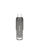  Lexar | 2-in-1 Flash Drive up to 100MB/s read | JumpDrive Dual Drive D400 | 32 GB | Type-C and Type-A USB 3.1 | Grey